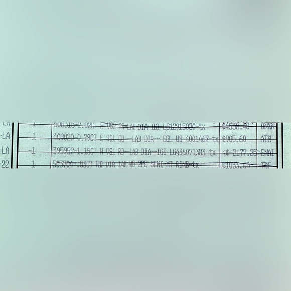 Gorgeous Lab Diamond Ring White 10K Gold - Picture 4 of 5